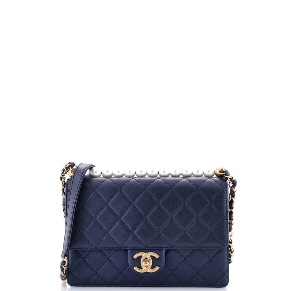 Chanel Chic Pearls Flap Bag Quilted #237949C34B